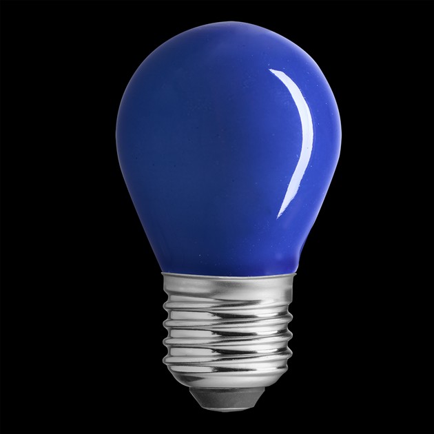 Klot blå E27 4W dimbar